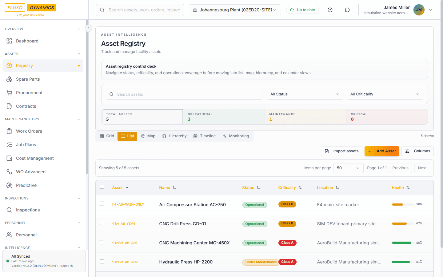 Asset Register